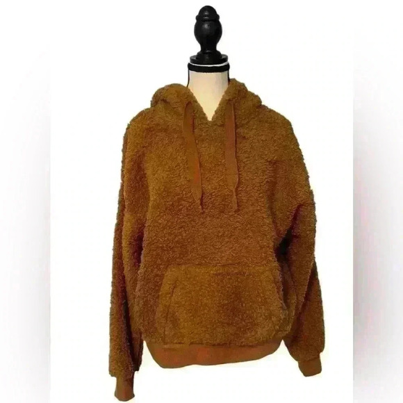 Love tree Women’s Sherpa hoodie with pocket size Large - Picture 2 of 8